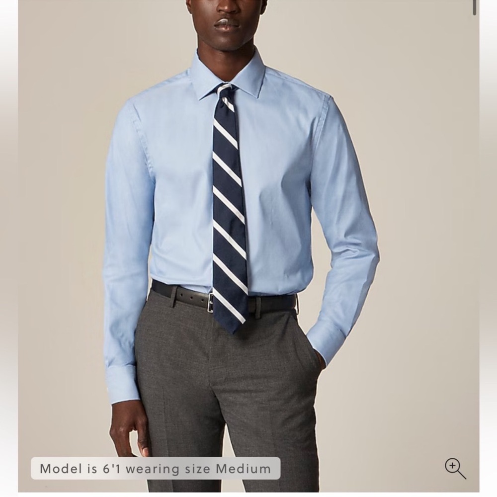 J.Crew Slim Bowery performance stretch dress shirt with spread collar